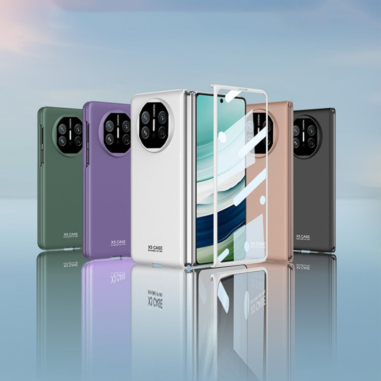 For Huawei Mate X5 GKK Integrated Ultra-thin Full Coverage Phone Flip Case(Purple) - Huawei Cases by GKK | Online Shopping South Africa | PMC TechLife | Buy Now Pay Later Mobicred