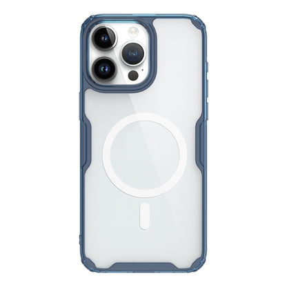 For iPhone 15 Pro Max NILLKIN Ultra Clear Magsafe PC + TPU Phone Case(Blue) - iPhone 15 Pro Max Cases by NILLKIN | Online Shopping South Africa | PMC Jewellery