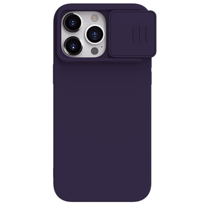 For iPhone 15 Pro Max NILLKIN CamShield MagSafe Liquid Silicone Phone Case(Deep Purple) - iPhone 15 Pro Max Cases by NILLKIN | Online Shopping South Africa | PMC Jewellery
