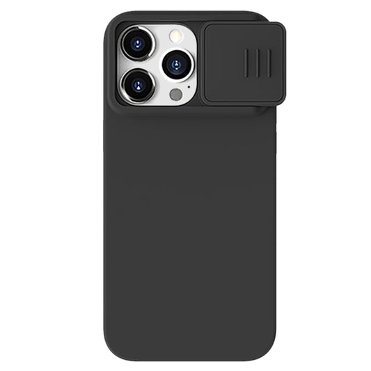 For iPhone 15 Pro NILLKIN CamShield MagSafe Liquid Silicone Phone Case(Black) - iPhone 15 Pro Cases by NILLKIN | Online Shopping South Africa | PMC Jewellery