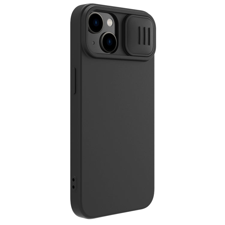 For iPhone 15 Plus NILLKIN CamShield Liquid Silicone Phone Case(Black) - iPhone 15 Plus Cases by NILLKIN | Online Shopping South Africa | PMC Jewellery