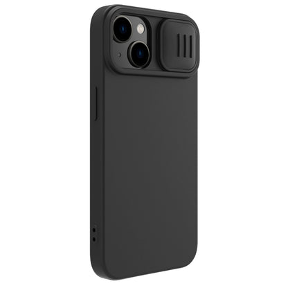 For iPhone 15 NILLKIN CamShield Liquid Silicone Phone Case(Black) - iPhone 15 Cases by NILLKIN | Online Shopping South Africa | PMC Jewellery