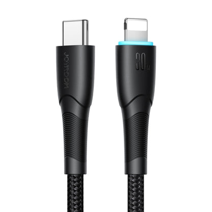 JOYROOM SA32-CL3 Starry Series 30W USB-C / Type-C to 8 Pin Fast Charging Data Cable, Length:1m(Black) - 2 in 1 Cable by JOYROOM | Online Shopping South Africa | PMC Jewellery | Buy Now Pay Later Mobicred