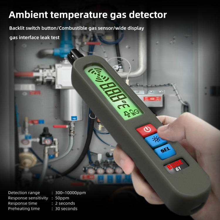 BSIDE G1 Portable Rechargeable Combustible Gas Detector - free shipping - PMC TechLife - Order now!