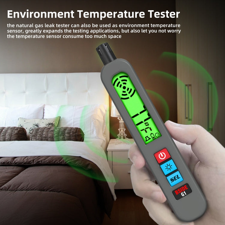 BSIDE G1 Portable Rechargeable Combustible Gas Detector - free shipping - PMC TechLife - Order now!