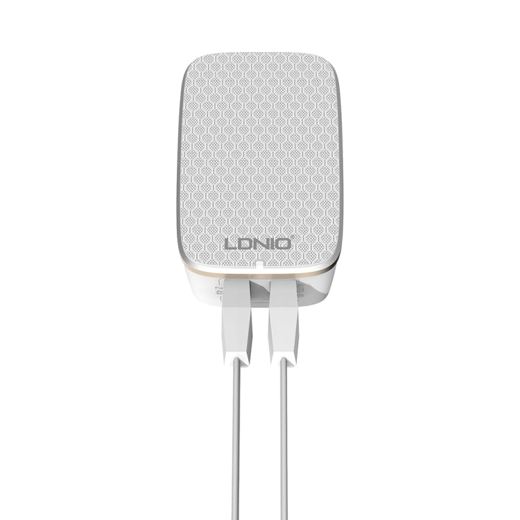 LDNIO A2204 2 in 1 12W Dual USB Interface Travel Charger Mobile Phone Charger with Micro USB Data Cable, US Plug - free shipping - PMC TechLife - Order now!
