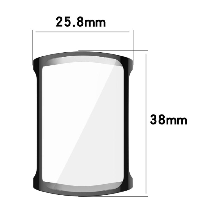 For Fitbit Charge 6 / 5 Full Coverage TPU Electroplated Watch Protective Case(Transparent White) - Watch Cases by PMC TechLife | Online Shopping South Africa | PMC TechLife