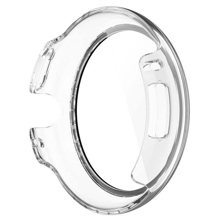 For Google Pixel Watch 2 PC + Tempered Film Integrated Watch Protective Case(Transparent White) - Watch Cases by PMC TechLife | Online Shopping South Africa | PMC TechLife