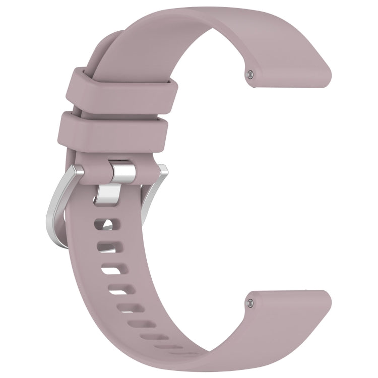 For Garmin Venu 3 Liquid Glossy Silver Buckle Silicone Watch Band(Purple) - Watch Bands by PMC TechLife | Online Shopping South Africa | PMC TechLife