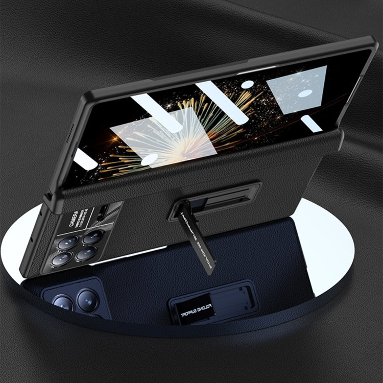 For Xiaomi Mix Fold 3 GKK Magnetic Hinge Flip Leather Phone Case with Holder(Black) - free shipping - PMC TechLife - Order now!
