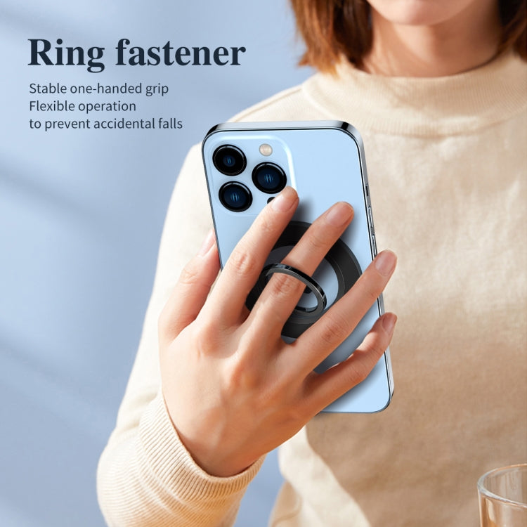 Magsafe Magnetic Electroplating Phone Ring Holder(Black) - free shipping - PMC TechLife - Order now!