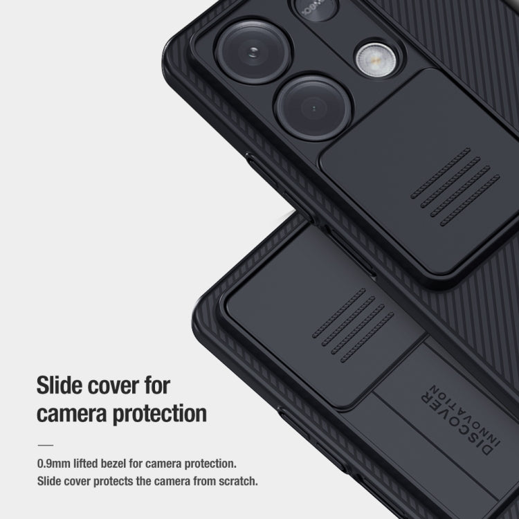 For Xiaomi Redmi Note 13 5G NILLKIN Black Mirror Series Camshield PC Phone Case(Blue) - Xiaomi Cases by NILLKIN | Online Shopping South Africa | PMC TechLife | Buy Now Pay Later Mobicred