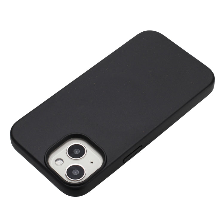 For iPhone 14 Wheat MagSafe Magnetic Straw Material + TPU Phone Case(Black) - iPhone 14 Cases by PMC TechLife | Online Shopping South Africa | PMC TechLife | Buy Now Pay Later Mobicred