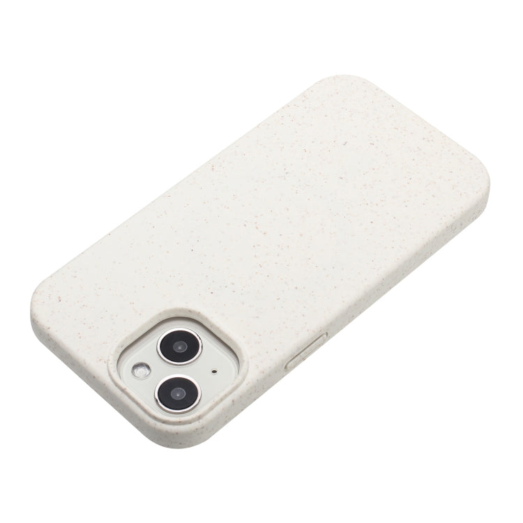 For iPhone 13 Wheat MagSafe Magnetic Straw Material + TPU Phone Case(White) - iPhone 13 Cases by PMC TechLife | Online Shopping South Africa | PMC TechLife | Buy Now Pay Later Mobicred