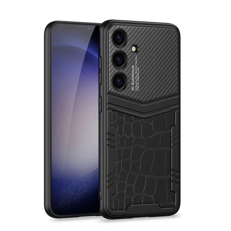 For Samsung Galaxy S24+ 5G GKK TPU + PU Full Coverage Phone Case(Alligator Texture) - Galaxy S24+ 5G Cases by GKK | Online Shopping South Africa | PMC TechLife | Buy Now Pay Later Mobicred