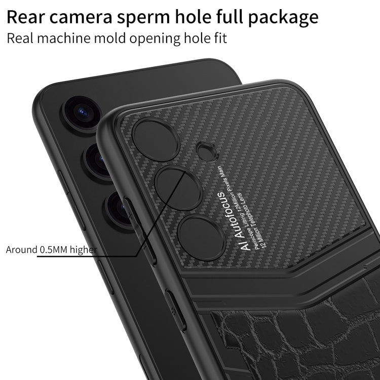 For Samsung Galaxy S24+ 5G GKK TPU + PU Full Coverage Phone Case(Alligator Texture) - Galaxy S24+ 5G Cases by GKK | Online Shopping South Africa | PMC TechLife | Buy Now Pay Later Mobicred
