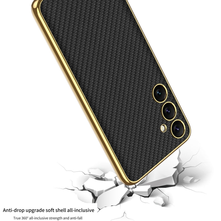 For Samsung Galaxy S24 5G GKK Plating TPU + Leather Full Coverage Phone Case(Green) - Galaxy S24 5G Cases by GKK | Online Shopping South Africa | PMC TechLife | Buy Now Pay Later Mobicred