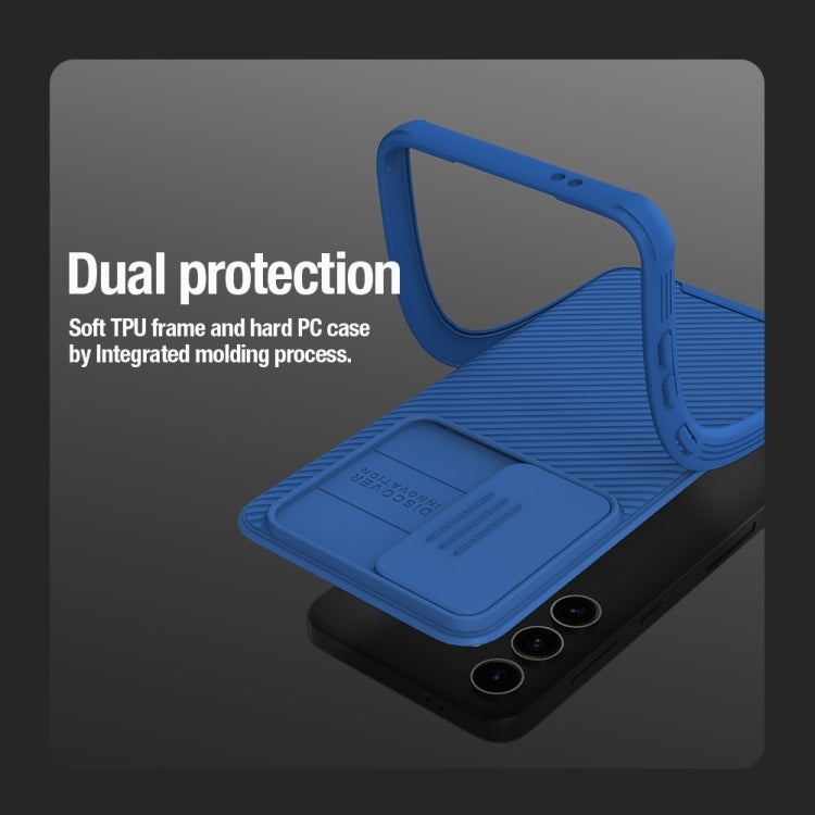 For Samsung Galaxy S24 5G NILLKIN Black Mirror Pro Series Camshield PC Phone Case(Blue) - free shipping - PMC TechLife - Order now!