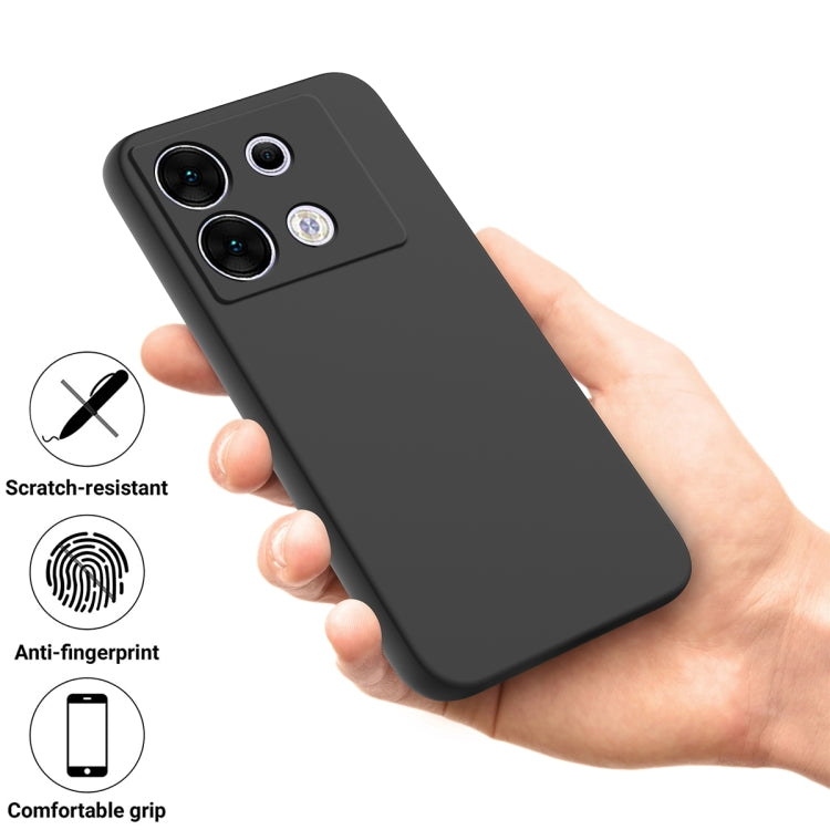 For Infinix Zero 30 5G Solid Color Liquid Silicone Dropproof Full Coverage Phone Case(Black) - free shipping - PMC TechLife - Order now!