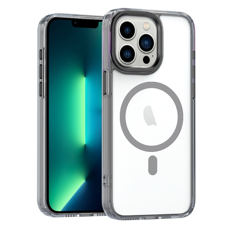 For iPhone 13 Pro Max MagSafe Magnetic Clear Phone Case(Black) - free shipping - PMC TechLife - Order now!