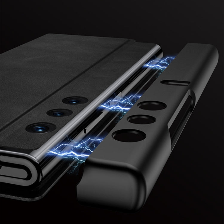 For Honor V Purse GKK Frosted Leather Fold Phone Case(Black) - Honor Cases by GKK | Online Shopping South Africa | PMC TechLife | Buy Now Pay Later Mobicred