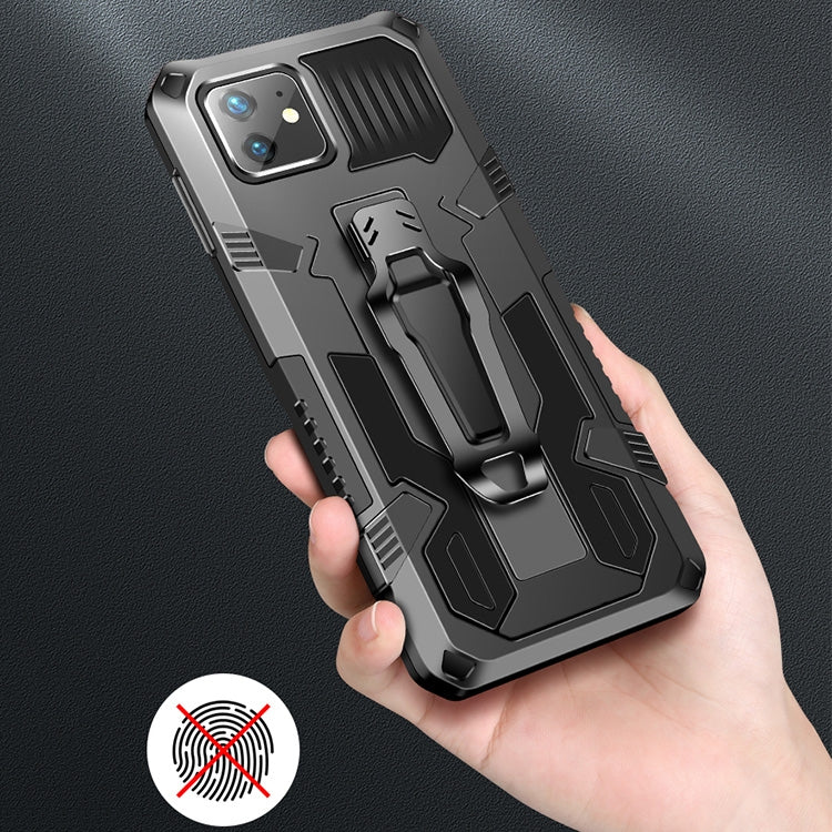 For iPhone 8 & 7 Machine Armor Warrior Shockproof PC + TPU Protective Case(Coffee) - More iPhone Cases by NILLKIN | Online Shopping South Africa | PMC TechLife