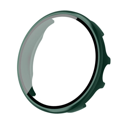 For Aigo GTV2 PC + Tempered Film Integrated Watch Protective Case(Dark Green) - Watch Case by PMC Jewellery | Online Shopping South Africa | PMC Jewellery