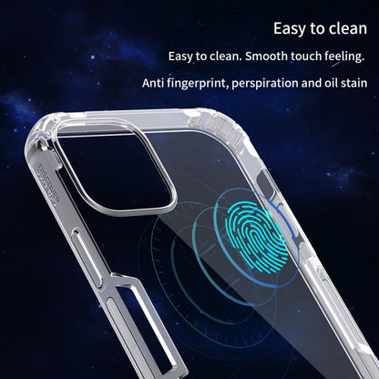 For iPhone 12 / 12 Pro NILLKIN Nature TPU Transparent Soft Protective Case(White) - iPhone 12 / 12 Pro Cases by NILLKIN | Online Shopping South Africa | PMC Jewellery