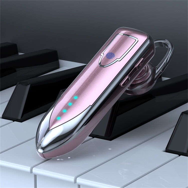 ME-3 Bluetooth 5.0 Business Style Touch Switch Bluetooth Earphone(Pink) - Bluetooth Earphone by PMC TechLife | Online Shopping South Africa | PMC TechLife