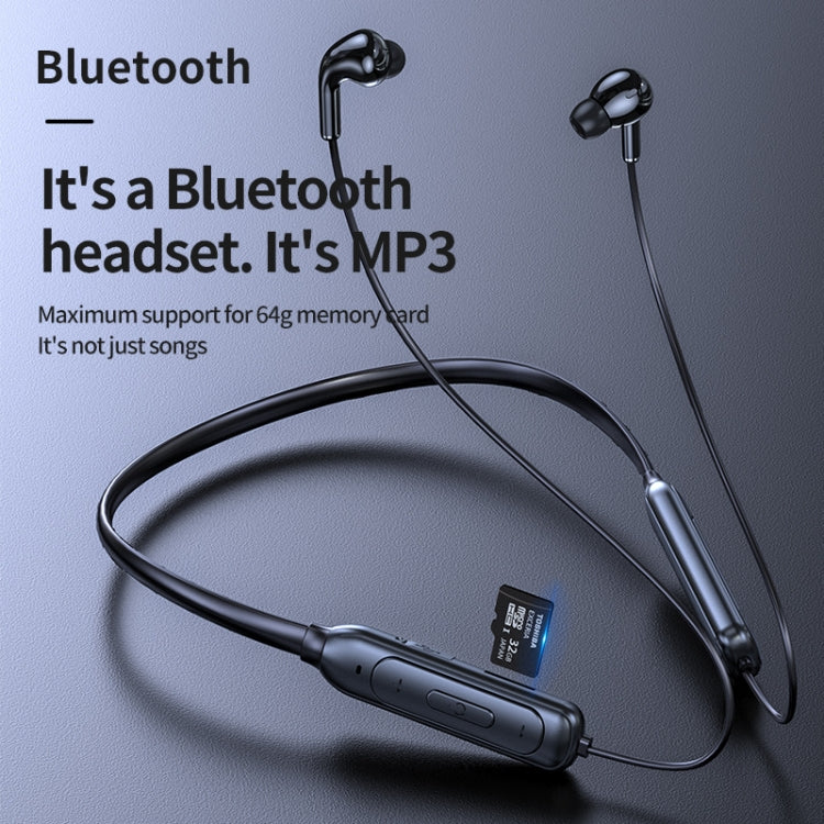 M60 8D Surround Sound Wireless Neck-mounted 5.1 Bluetooth Earphone Support TF Card MP3 Mode(Red) - Neck-mounted Earphone by PMC TechLife | Online Shopping South Africa | PMC TechLife