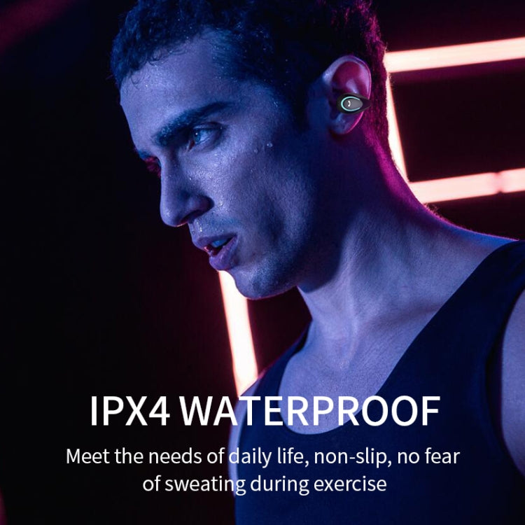 YX08 Ultra-light Ear-hook Wireless V5.0 Bluetooth Earphones Ear Clip Stereo Bluetooth Headset with Mic(White) - Bluetooth Earphone by PMC TechLife | Online Shopping South Africa | PMC TechLife