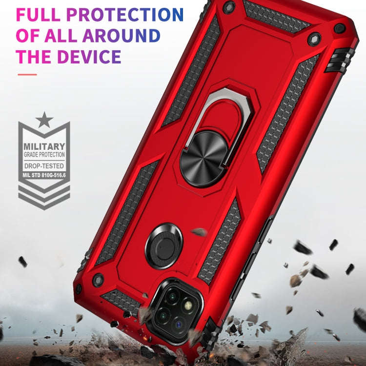 For Xiaomi Redmi 9C Shockproof TPU + PC Protective Case with 360 Degree Rotating Holder(Black) - Xiaomi Cases by PMC TechLife | Online Shopping South Africa | PMC TechLife | Buy Now Pay Later Mobicred