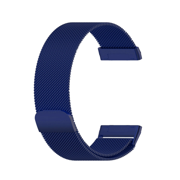 For Fitbit Versa 3 Milanese  Watch Band, Size:S 202mm(Blue) - free shipping - PMC TechLife - Order now!
