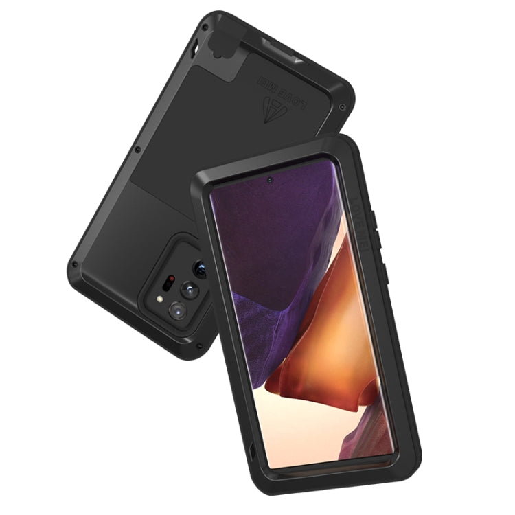 For Samsung Galaxy Note 20 Ultra LOVE MEI Metal Shockproof Waterproof Dustproof Protective Case without Glass(Silver) - free shipping - PMC TechLife - Order now!