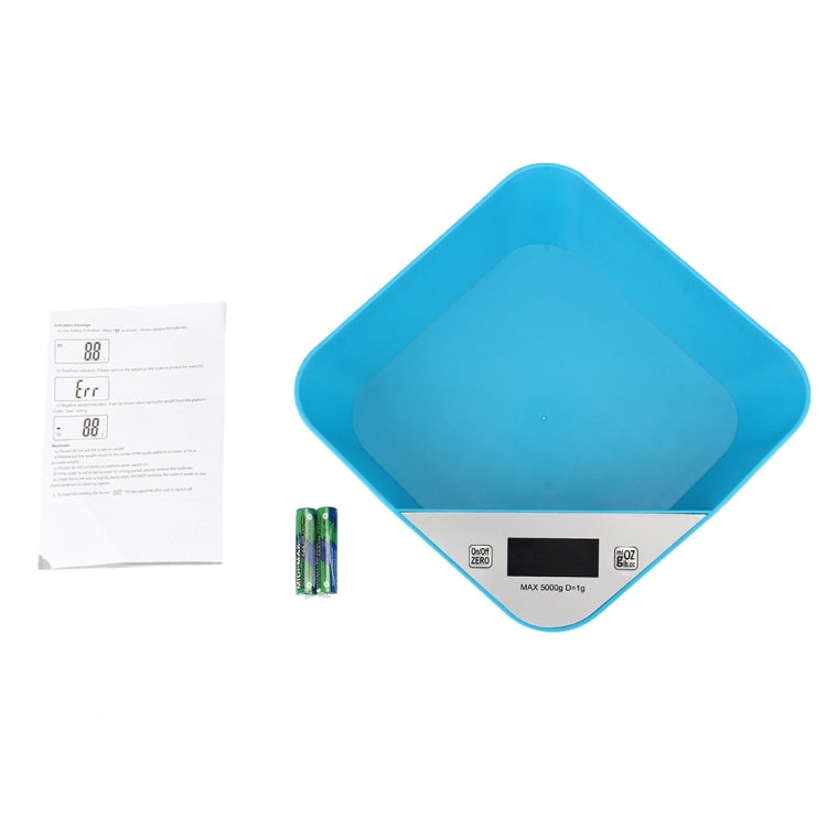 5000g x 1g Bowl Shaped LED Kitchen Electronic Scale - free shipping - PMC TechLife - Order now!