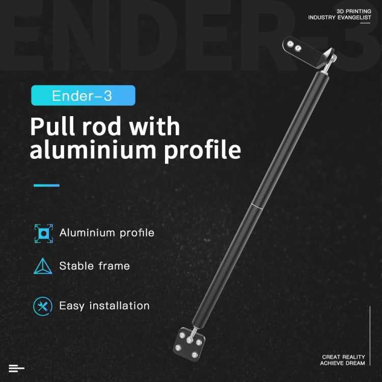 Creality Ender-3 / 3Pro Tie Rod Fixed Support Frame 3D Printer Structure Bracket - Parts by Creality | Online Shopping South Africa | PMC TechLife | Buy Now Pay Later Mobicred