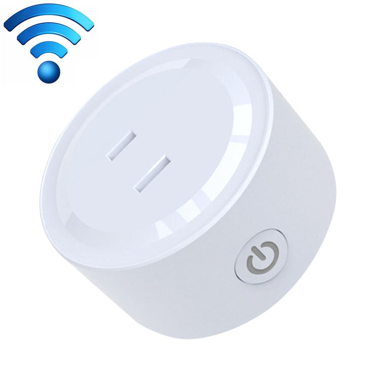 10A Round Shape WiFi Mini Plug APP Remote Control Timer Smart Socket, Support Alexa & Google Home, AC 100-240V, JP / US Plug - Smart Socket by PMC TechLife | Online Shopping South Africa | PMC TechLife