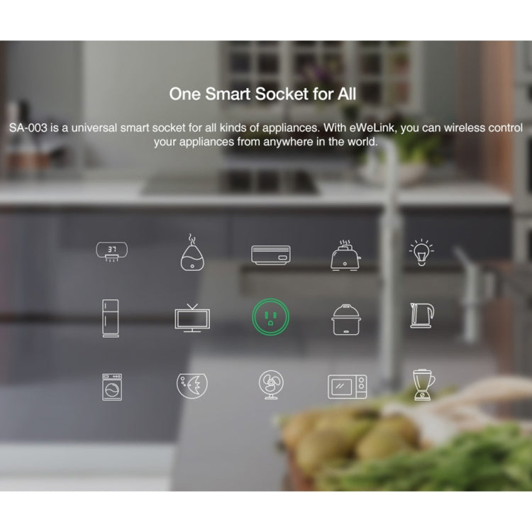 SA-003 10A Mini WiFi Plug Timing Smart Socket Works with Alexa & Google Home, AC 100-240V, US Plug - Smart Socket by PMC TechLife | Online Shopping South Africa | PMC TechLife
