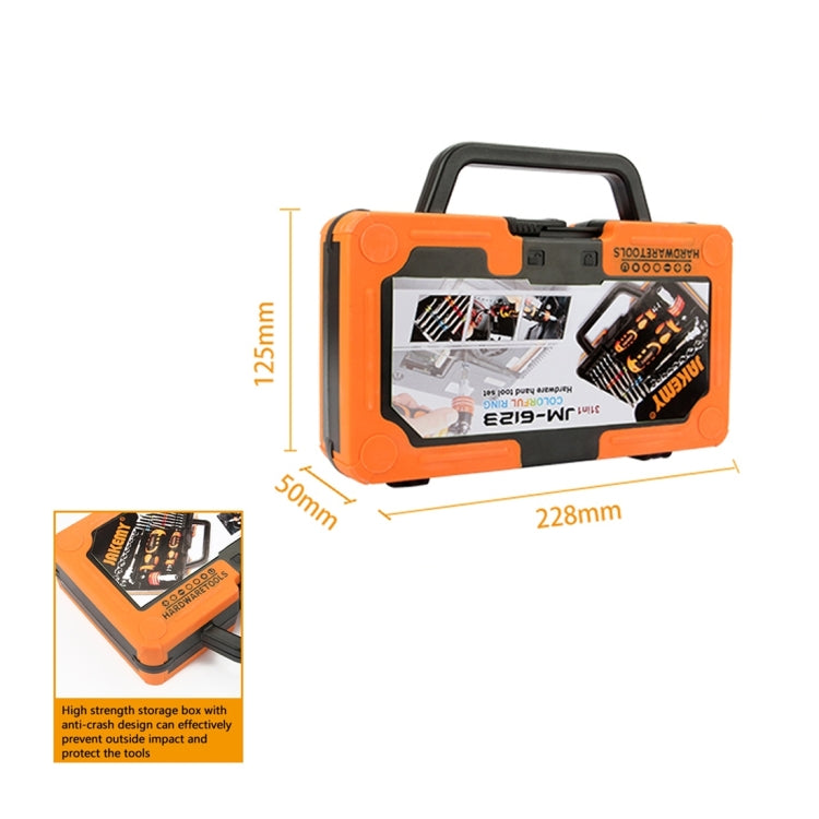 JAKEMY JM-6123 31 in 1 Color Ring Professional Screwdriver Repair Tool Set - free shipping - PMC TechLife - Order now!