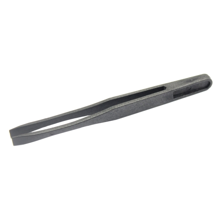 JF-S15 Anti-static Carbon Fiber Straight Tip Tweezers(Black) - Tweezers by JIAFA | Online Shopping South Africa | PMC Jewellery