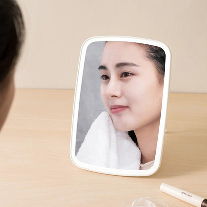 Original Xiaomi Youpin Jordan&Judy Makeup Mirror with LED Light Portable Folding Beauty Dressing Mirror Table Lamp(White) - Mirror by Xiaomi | Online Shopping South Africa | PMC Jewellery