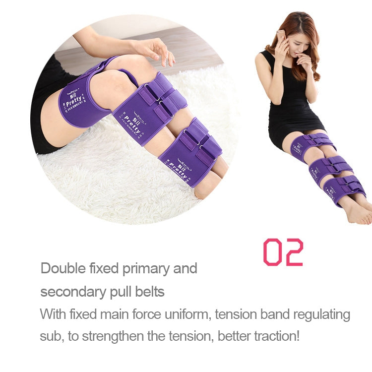 3 PCS/Set Leg Posture Corrector O/X-type Bowlegs Orthotic Bandage Straightening Belt Band, Size: M(Purple) - Corrector by PMC Jewellery | Online Shopping South Africa | PMC Jewellery