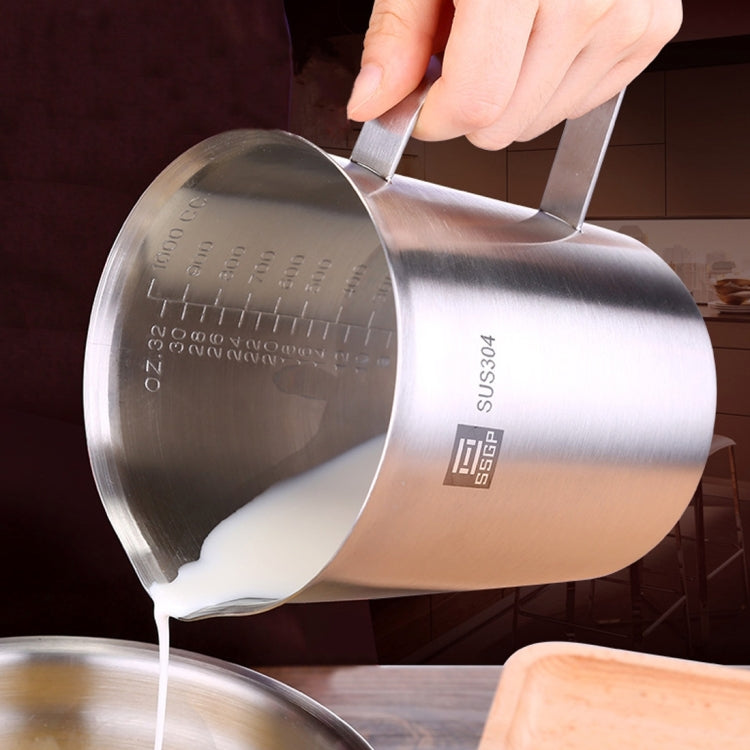 SSGP Kitchen Cooking Tool Stainless Steel Graduated Measuring Cups, Size: 17*15cm, 2000ml - Gadgets by SSGP | Online Shopping South Africa | PMC Jewellery | Buy Now Pay Later Mobicred