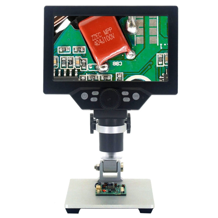 G1200 7 inch LCD Screen 1200X Portable Electronic Digital Desktop Stand Microscope, US Plug - free shipping - PMC TechLife - Order now!