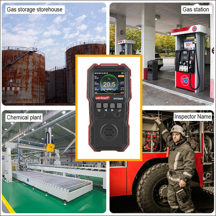 Wintact WT8800 Oxygen Monitor Detection Alarm - free shipping - PMC TechLife - Order now!