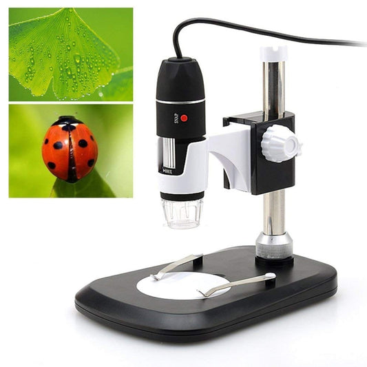 DMS-MDS800 40X-1600X Magnifier 2.0MP Image Sensor USB Digital Microscope with 8 LEDs & Professional Stand - Digital Microscope by PMC Jewellery | Online Shopping South Africa | PMC Jewellery | Buy Now Pay Later Mobicred