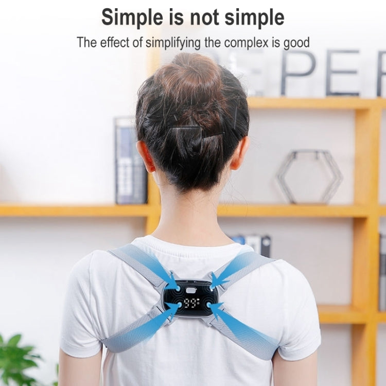 Smart Posture Corrector Adult Child Intelligent Posture Reminder Posture Trainer(Black) - Corrector by PMC Jewellery | Online Shopping South Africa | PMC Jewellery