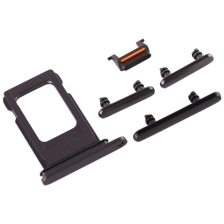 SIM Card Tray + Side Key for iPhone 11(Black) - Others by PMC TechLife | Online Shopping South Africa | PMC TechLife