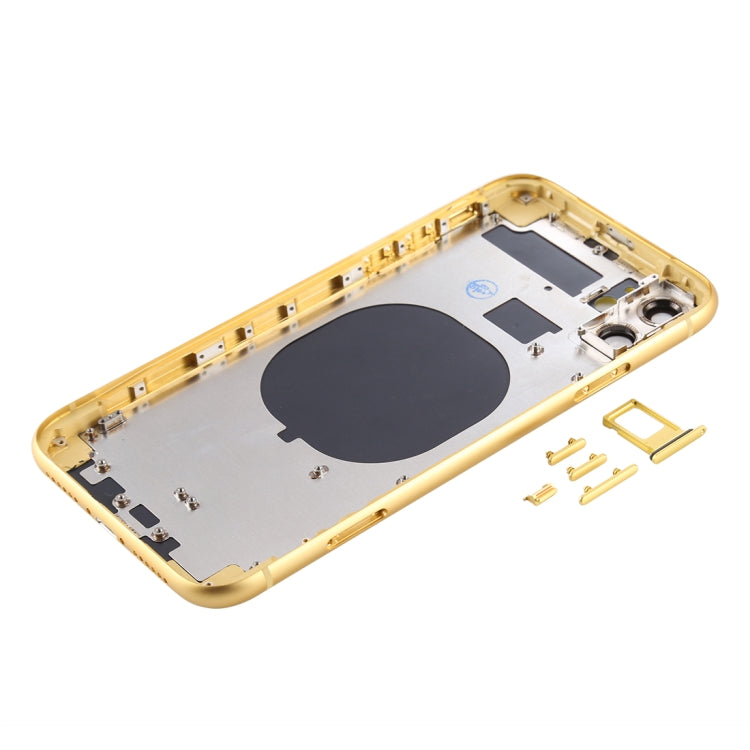 Back Housing Cover with SIM Card Tray & Side keys & Camera Lens for iPhone 11(Yellow) - Back Cover by PMC TechLife | Online Shopping South Africa | PMC TechLife | Buy Now Pay Later Mobicred