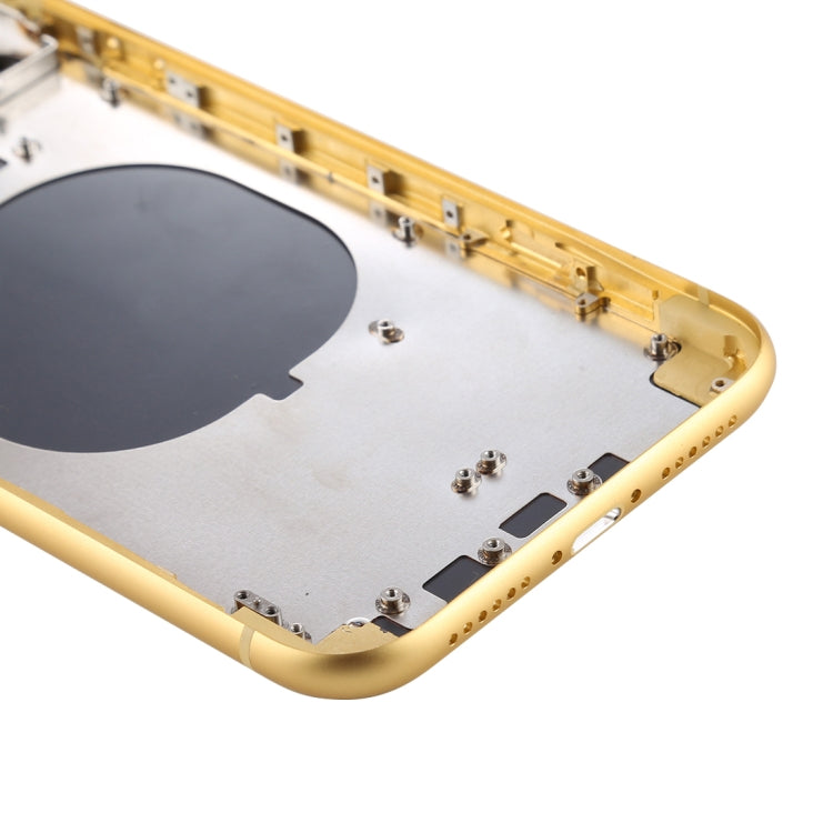 Back Housing Cover with SIM Card Tray & Side keys & Camera Lens for iPhone 11(Yellow) - Back Cover by PMC TechLife | Online Shopping South Africa | PMC TechLife | Buy Now Pay Later Mobicred